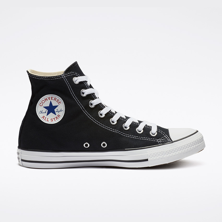Chuck Taylor All Star Wide High Top in Black | Converse.ca